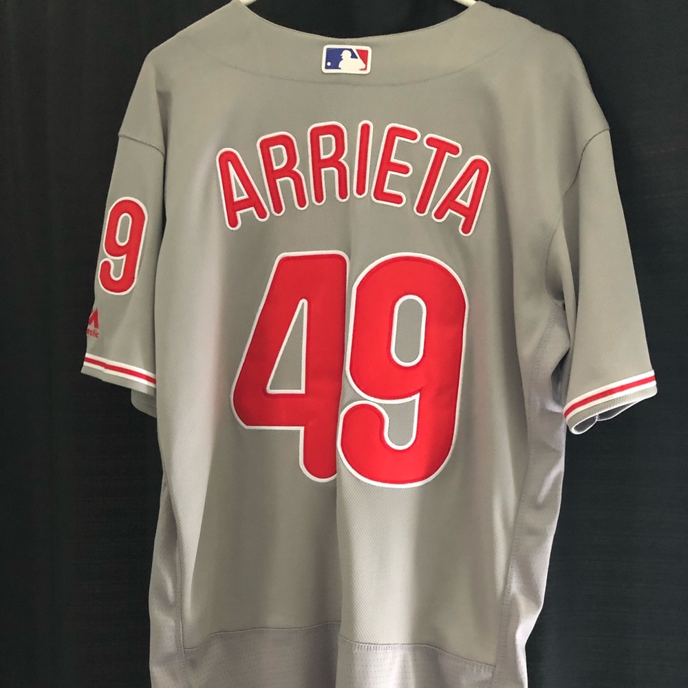 Jake Arrieta Authentic away jersey